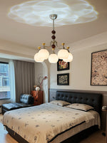 Lucienne Orb Chandelier – Modern Glass & Gold Pendant Light