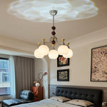 Lucienne Orb Chandelier – Modern Glass & Gold Pendant Light