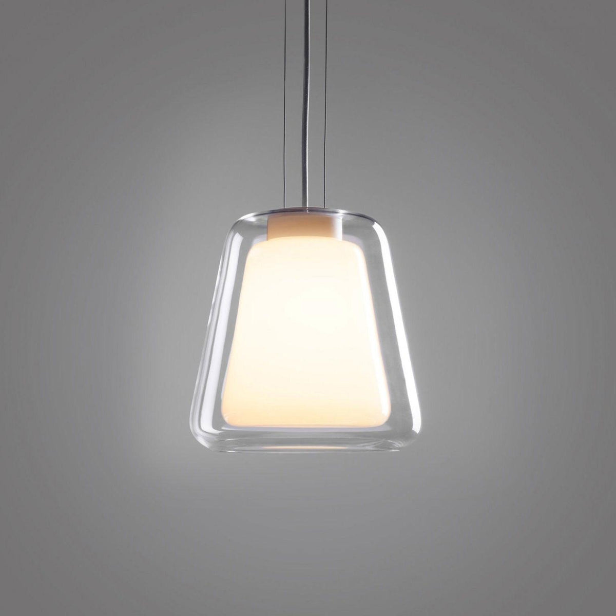 Lucinda Glass Pendant Light in Gold Finish for Modern Interiors
