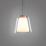 Lucinda Glass Pendant Light in Gold Finish for Modern Interiors
