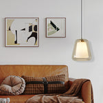 Lucinda Glass Pendant Light in Gold Finish for Modern Interiors