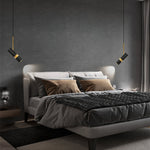 Lukas Modern Pendant Light in Iron and Aluminum