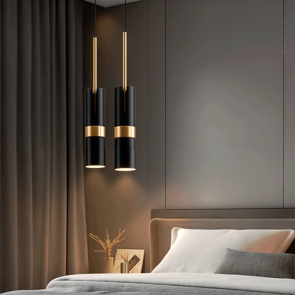 Lukas Modern Pendant Light in Iron and Aluminum