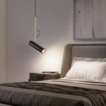 Lukas Modern Pendant Light in Iron and Aluminum