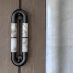 Luma Arc Twin Alabaster Wall Sconce – Modern LED Wall Light