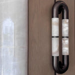 Luma Arc Twin Alabaster Wall Sconce – Modern LED Wall Light