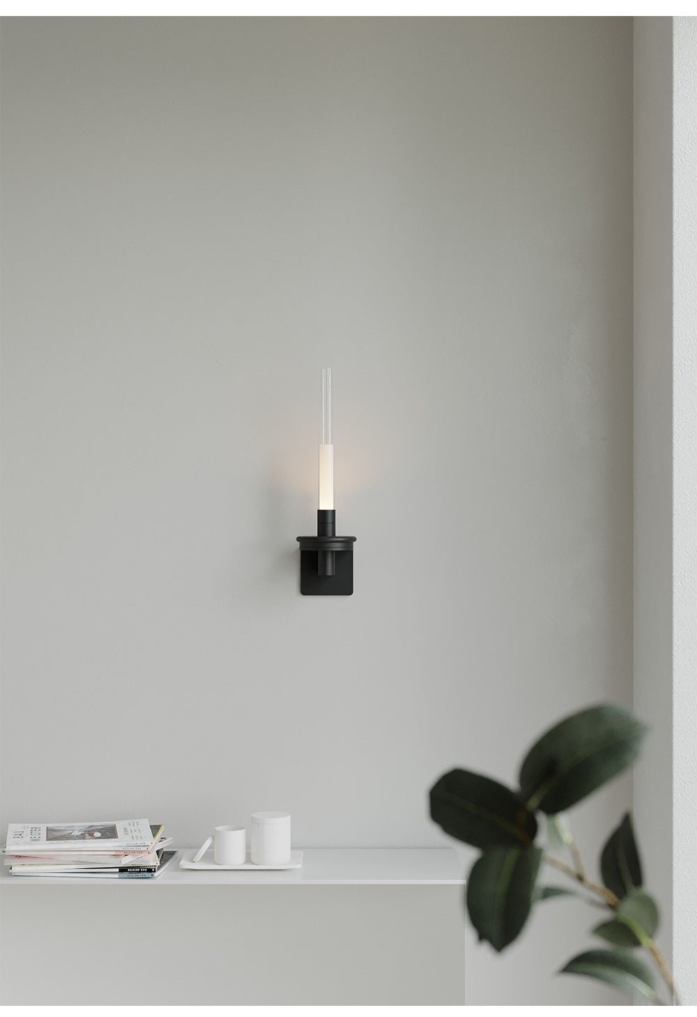 Luma Stem Rechargeable Wall Sconce – Modern LED Wall Light