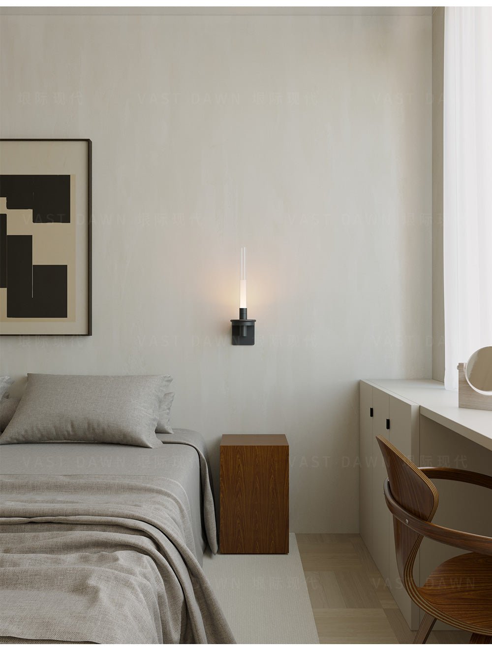 Luma Stem Rechargeable Wall Sconce – Modern LED Wall Light