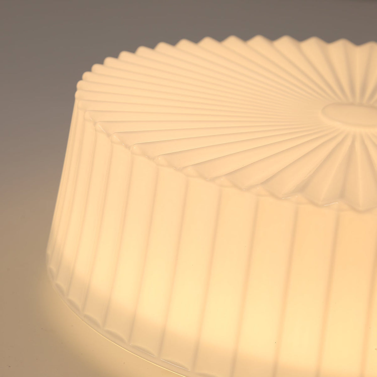 Lume Glass Flush Mount Ceiling Light – Modern LED Fixture for Bedroom & Living Room