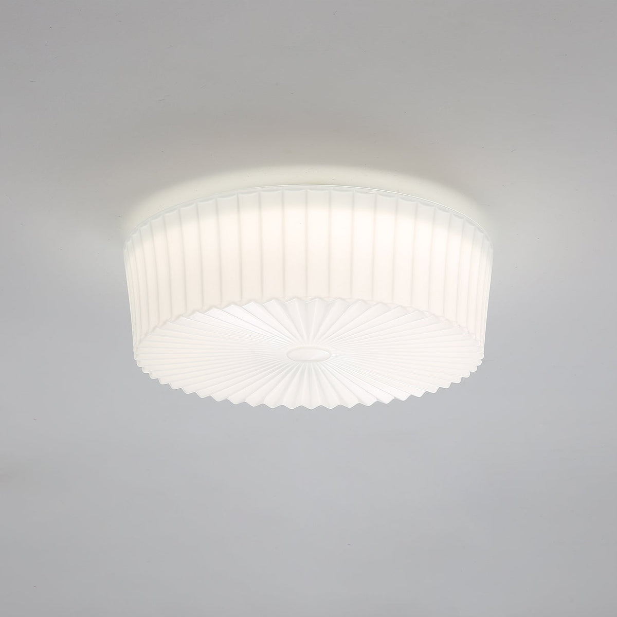 Lume Glass Flush Mount Ceiling Light – Modern LED Fixture for Bedroom & Living Room