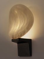 Lumen Rift Alabaster Wall Sconce – Modern LED Wall Light for Bedroom & Living Room