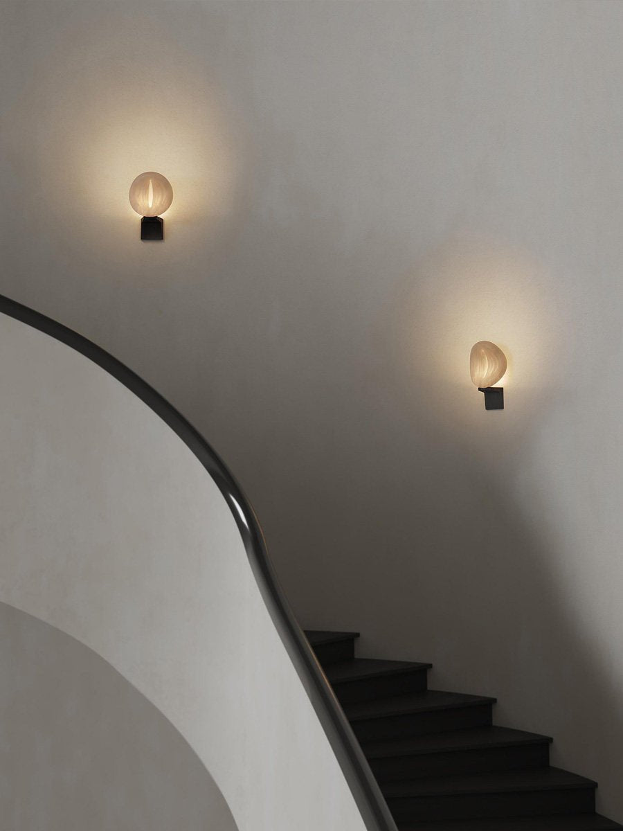 Lumen Rift Alabaster Wall Sconce – Modern LED Wall Light for Bedroom & Living Room