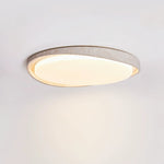 Lumen Arc Ceiling Light in Yellow Travertine | Modern Flush Mount LED