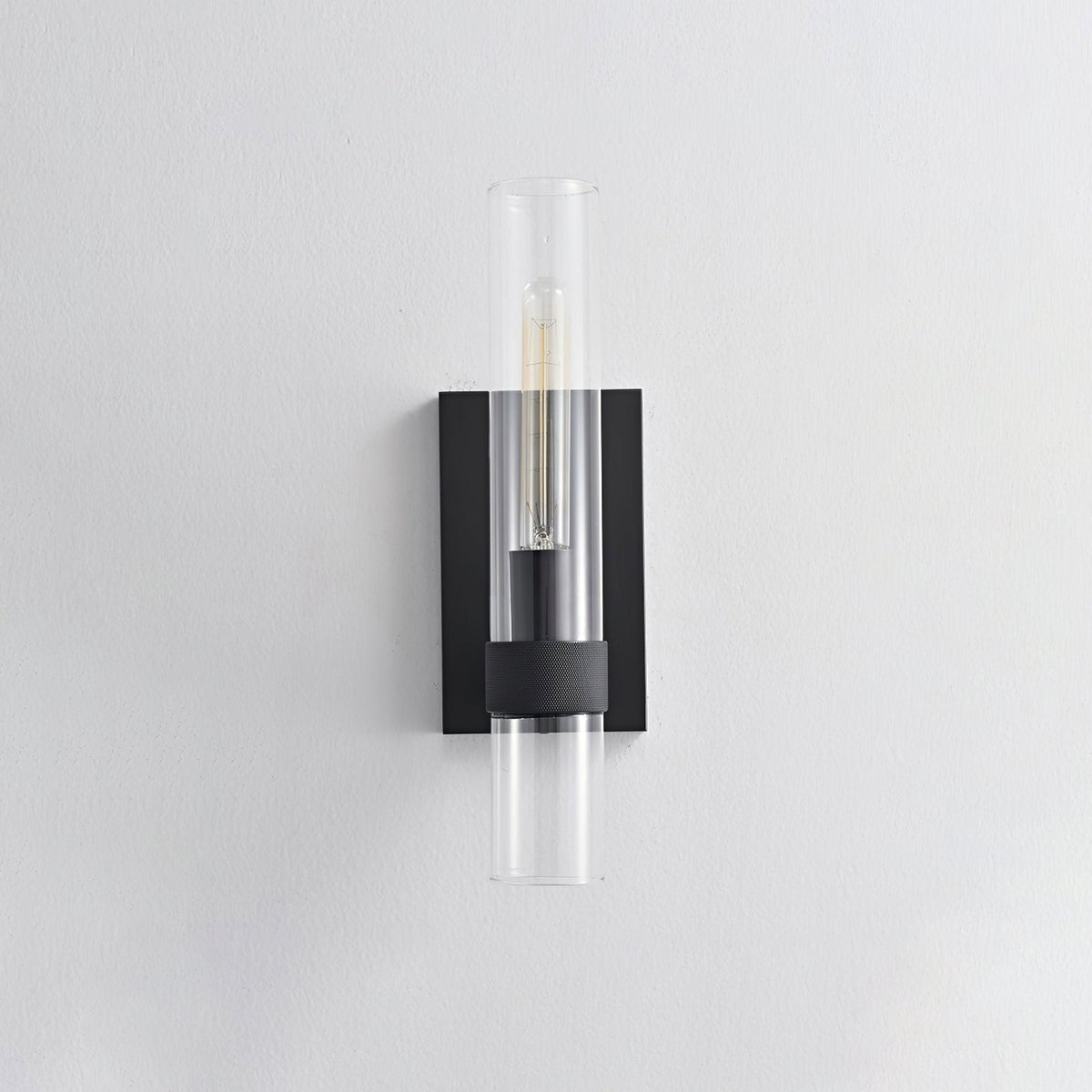 Lumen Cylix Wall Sconce in Brass and Glass | Modern Minimalist Wall Light