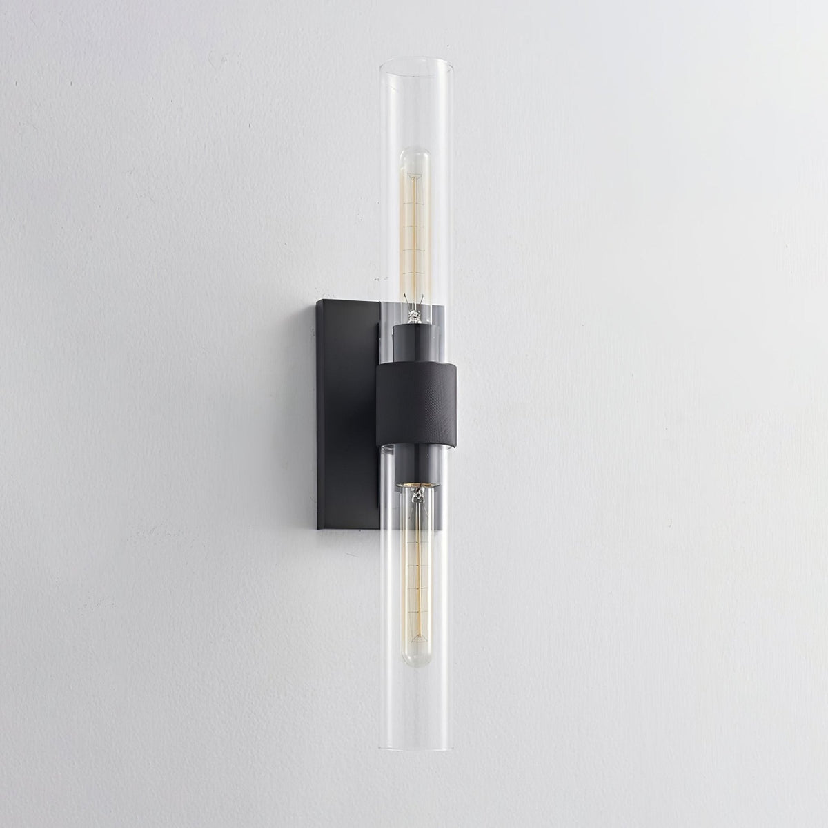 Lumen Cylix Wall Sconce in Brass and Glass | Modern Minimalist Wall Light