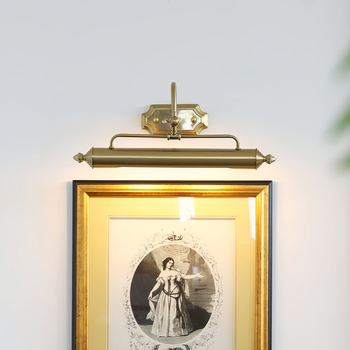 Lumeo Adjustable Wall Sconce in Satin Metal for Artwork and Bathroom Lighting