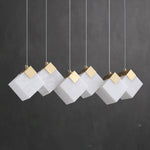 Lumina Vox Alabaster Pendant Light – Sculptural Brass Chandelier