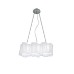 Luminara Sculpted Glass Chandelier for Modern Interiors