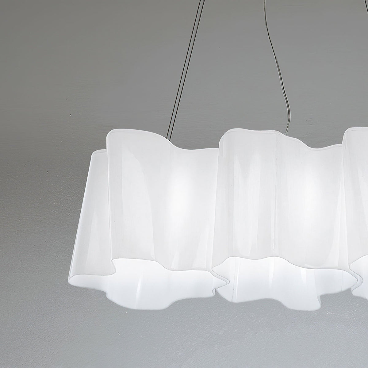 Luminara Sculpted Glass Chandelier for Modern Interiors