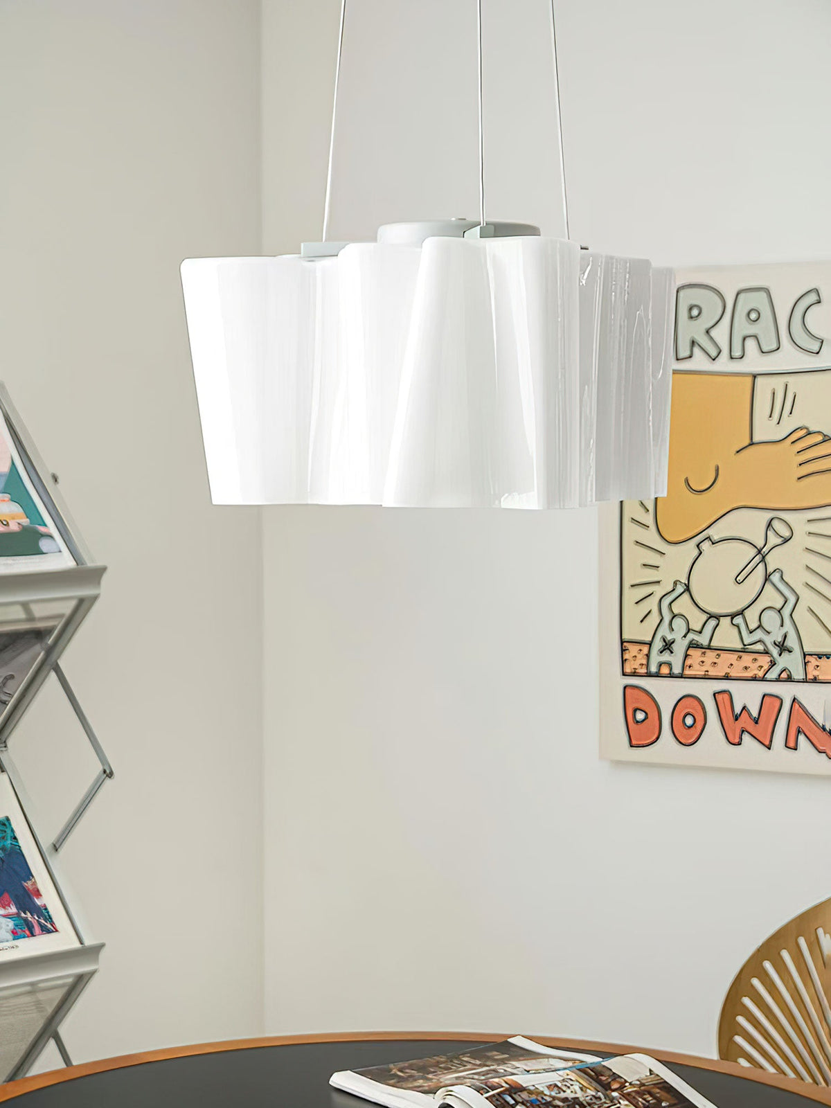 Luminara Sculpted Glass Chandelier for Modern Interiors