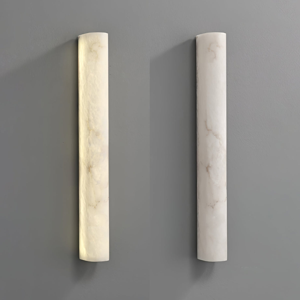 Luminara Alabaster Wall Sconce — Natural Stone LED Wall Light