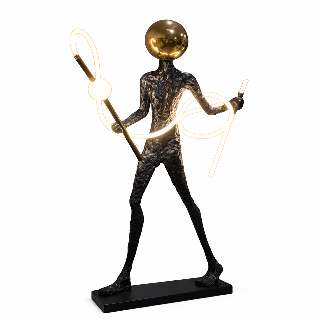 Luminous Voyager Sculpture Floor Lamp with LED Illumination