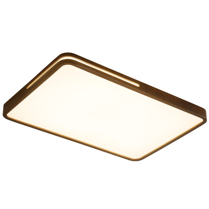 Lumis Halo Ceiling Light – Modern Round LED Flush Mount with Wood Accent