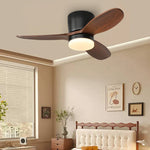 Lumo Petal Ceiling Fan Light with LED and Remote – Modern Designer Fan for Bedroom and Living Spaces