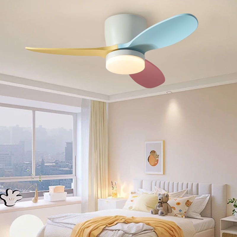 Lumo Petal Ceiling Fan Light with LED and Remote – Modern Designer Fan for Bedroom and Living Spaces