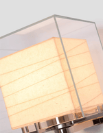 Lumo Cube Wall Sconce – Modern Chrome & Glass Architectural Lighting