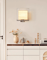 Lumo Cube Wall Sconce – Modern Chrome & Glass Architectural Lighting