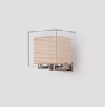 Lumo Cube Wall Sconce – Modern Chrome & Glass Architectural Lighting
