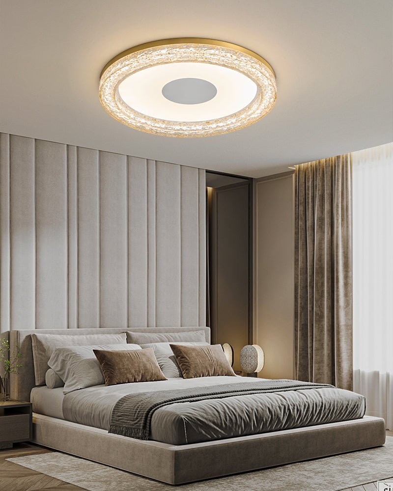 Lumora Resin Ceiling Light – Modern Flush Mount LED Fixture