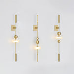Lumos Wall Sconce – Modern LED Wall Light in Gold Finish