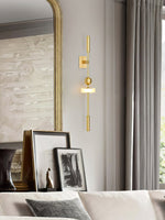 Lumos Wall Sconce – Modern LED Wall Light in Gold Finish