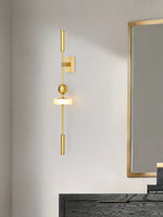 Lumos Wall Sconce – Modern LED Wall Light in Gold Finish