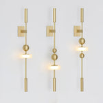 Lumos Wall Sconce – Modern LED Wall Light in Gold Finish