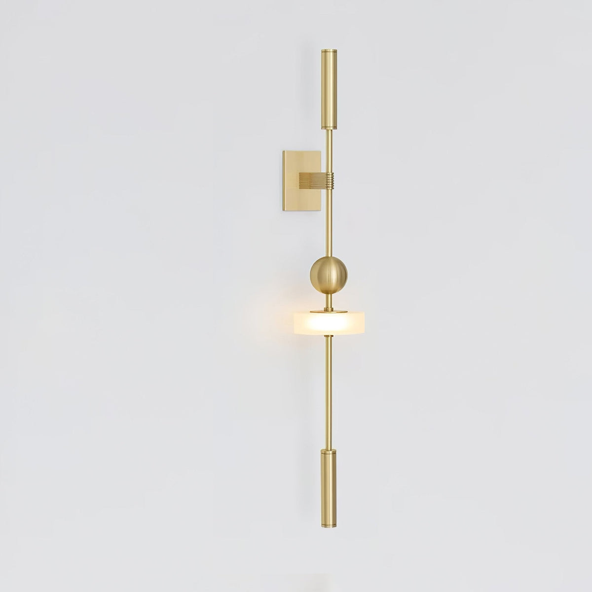 Lumos Wall Sconce – Modern LED Wall Light in Gold Finish