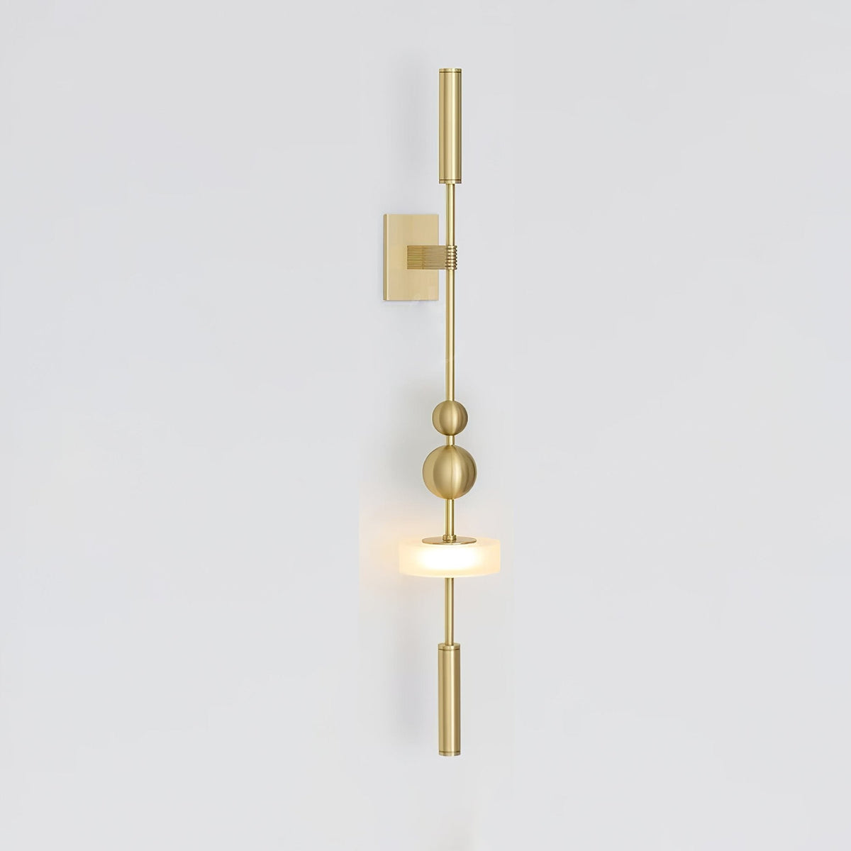 Lumos Wall Sconce – Modern LED Wall Light in Gold Finish