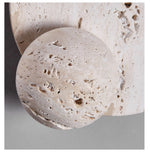 Luna Travertine Wall Sconce | Modern Organic LED Wall Light