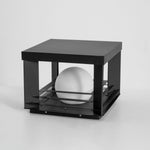 Lunar Crate Outdoor Table Lamp – Modern LED Garden Light
