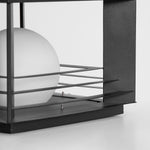 Lunar Crate Outdoor Table Lamp – Modern LED Garden Light