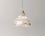 Alabaster Veil Pendant Light – Modern Designer Hanging Lamp for Dining & Living