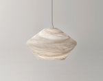 Alabaster Veil Pendant Light – Modern Designer Hanging Lamp for Dining & Living