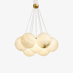 Lunar Alabaster Spherical Chandelier