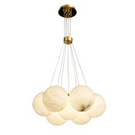 Lunar Alabaster Spherical Chandelier