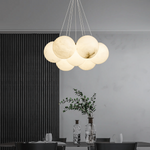 Lunar Alabaster Spherical Chandelier