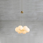 Lunar Alabaster Spherical Chandelier