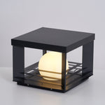 Lunar Crate Outdoor Table Lamp – Modern LED Garden Light