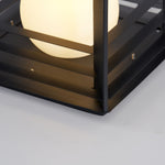Lunar Crate Outdoor Table Lamp – Modern LED Garden Light